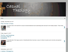 Tablet Screenshot of casualtheology.com